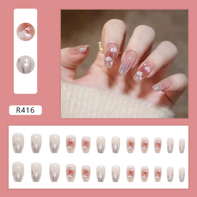 Elegant Minimalist Press-On Nail Set (24pcs) (DESIGN 7055)