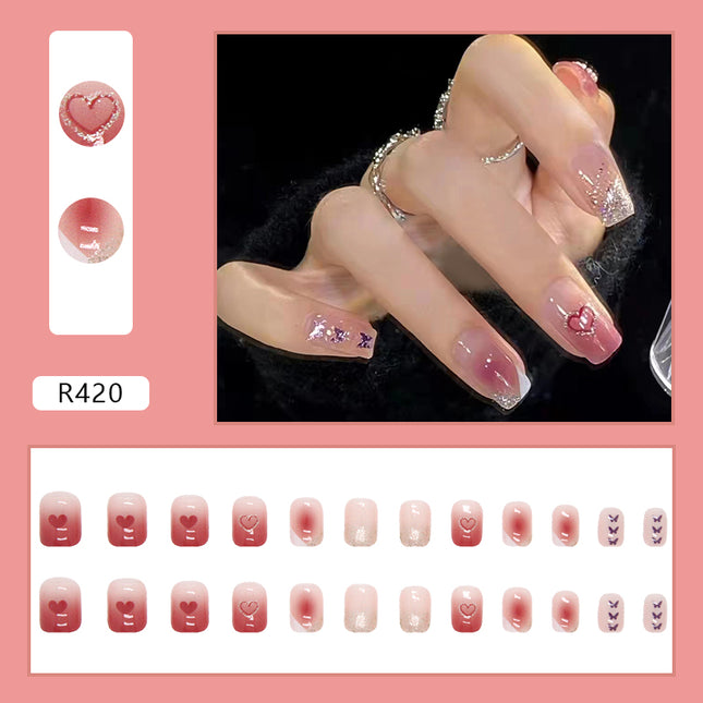 Elegant Minimalist Press-On Nail Set (24pcs) (DESIGN 7057)