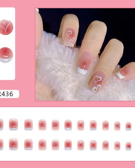 Elegant Minimalist Press-On Nail Set (24pcs) (DESIGN 7058)