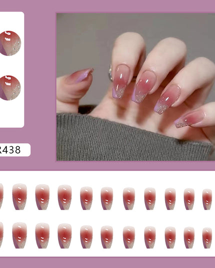 Elegant Minimalist Press-On Nail Set (24pcs) (DESIGN 7059)