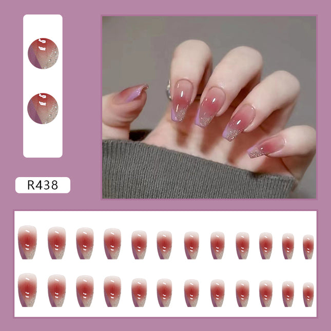 Elegant Minimalist Press-On Nail Set (24pcs) (DESIGN 7059)