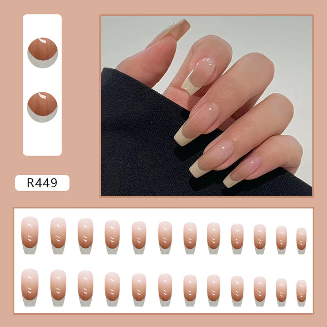 Elegant Minimalist Press-On Nail Set (24pcs) (DESIGN 7062)