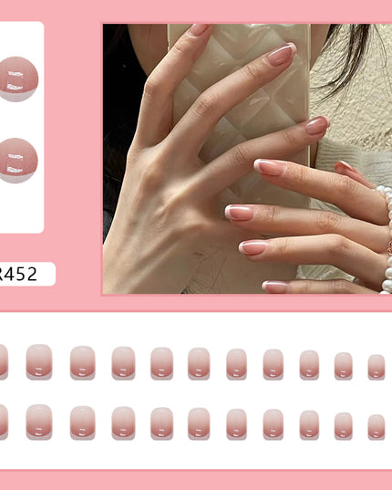 Elegant Minimalist Press-On Nail Set (24pcs) (DESIGN 7063)