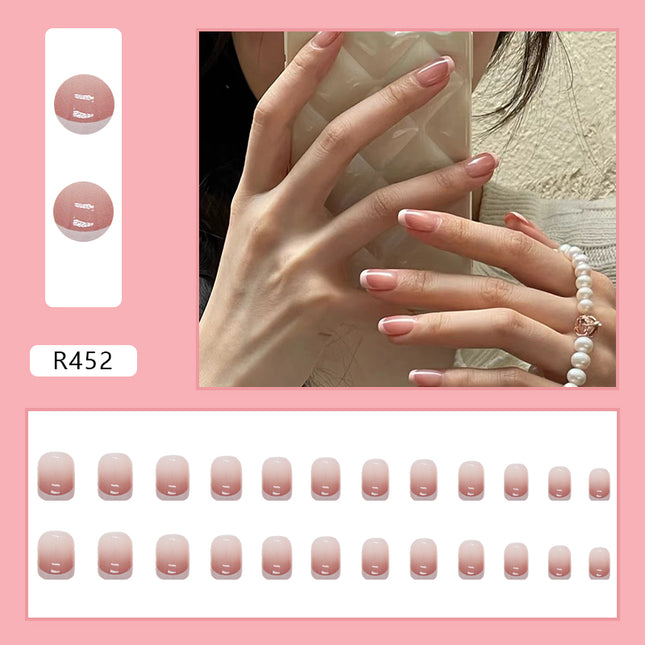 Elegant Minimalist Press-On Nail Set (24pcs) (DESIGN 7063)