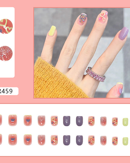 Elegant Minimalist Press-On Nail Set (24pcs) (DESIGN 7064)