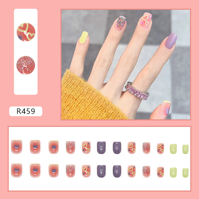 Elegant Minimalist Press-On Nail Set (24pcs) (DESIGN 7064)