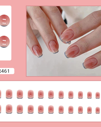 Elegant Minimalist Press-On Nail Set (24pcs) (DESIGN 7066)