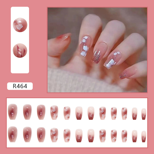 Elegant Minimalist Press-On Nail Set (24pcs) (DESIGN 7067)