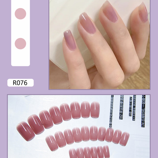 Elegant Minimalist Press-On Nail Set (24pcs) (DESIGN 7007)
