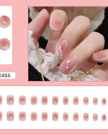 Elegant Minimalist Press-On Nail Set (24pcs) (DESIGN 7071)