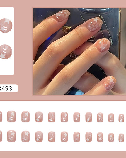 Elegant Minimalist Press-On Nail Set (24pcs) (DESIGN 7073)