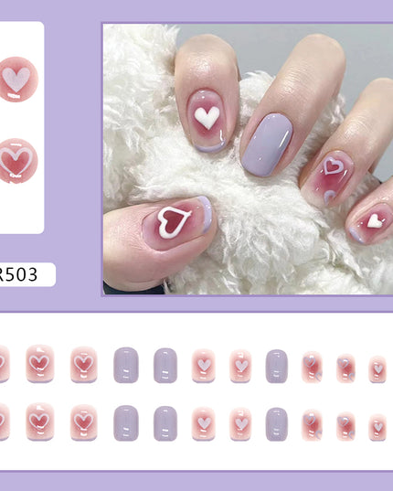 Elegant Minimalist Press-On Nail Set (24pcs) (DESIGN 7075)