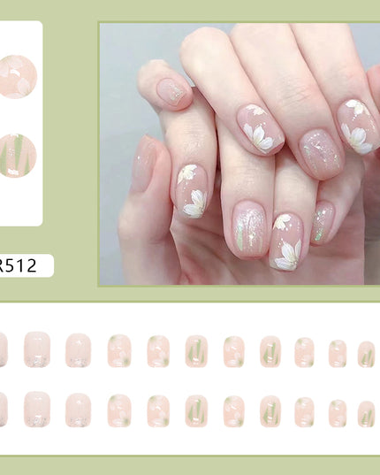 Elegant Minimalist Press-On Nail Set (24pcs) (DESIGN 7079)