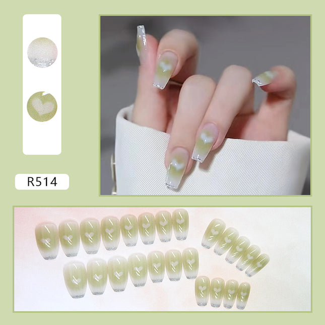 Elegant Minimalist Press-On Nail Set (24pcs) (DESIGN 7080)