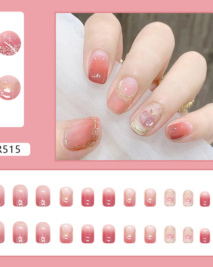 Elegant Minimalist Press-On Nail Set (24pcs) (DESIGN 7081)