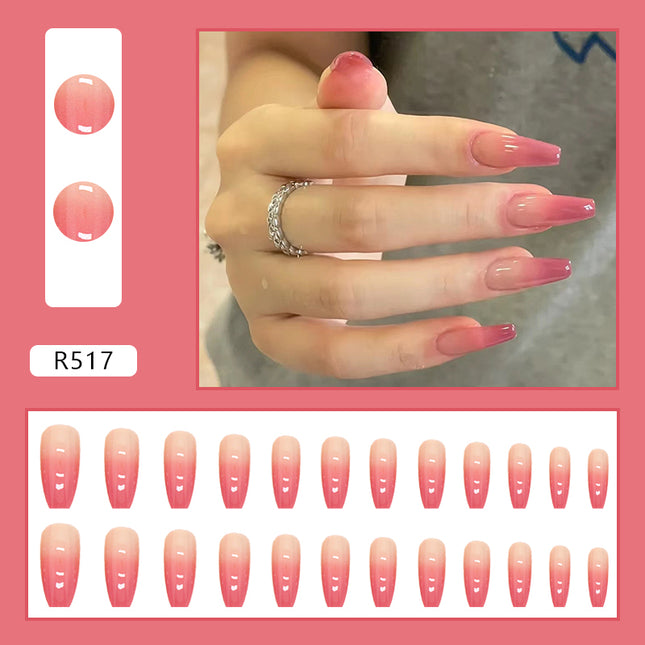 Elegant Minimalist Press-On Nail Set (24pcs) (DESIGN 7082)