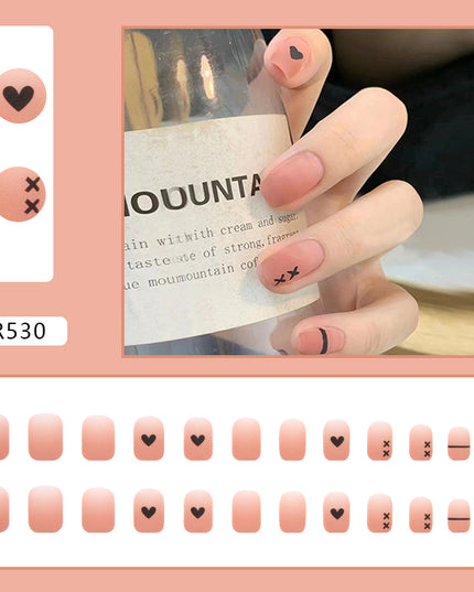 Elegant Minimalist Press-On Nail Set (24pcs) (DESIGN 7085)