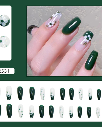 Elegant Minimalist Press-On Nail Set (24pcs) (DESIGN 7086)