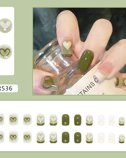 Elegant Minimalist Press-On Nail Set (24pcs) (DESIGN 7089)