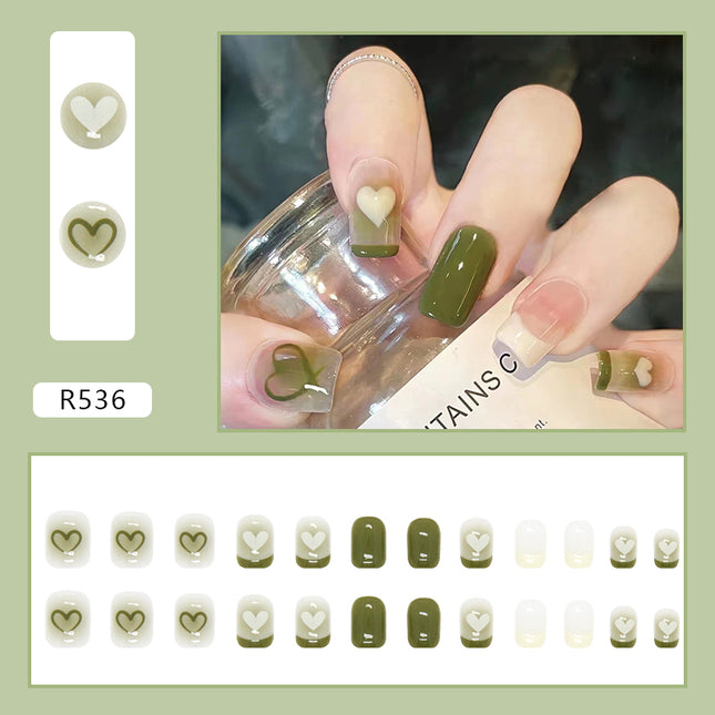 Elegant Minimalist Press-On Nail Set (24pcs) (DESIGN 7089)