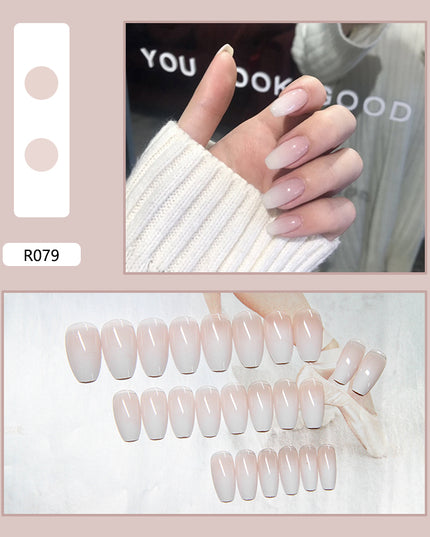 Elegant Minimalist Press-On Nail Set (24pcs) (DESIGN 7009)