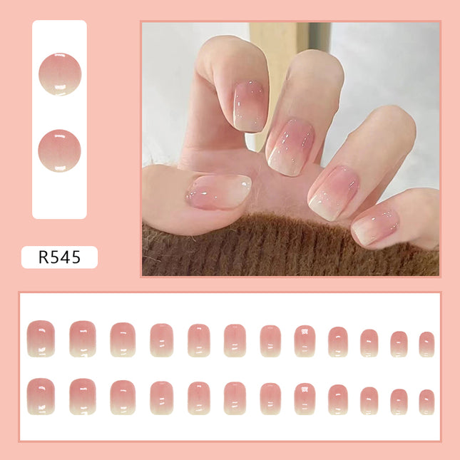 Elegant Minimalist Press-On Nail Set (24pcs) (DESIGN 7090)