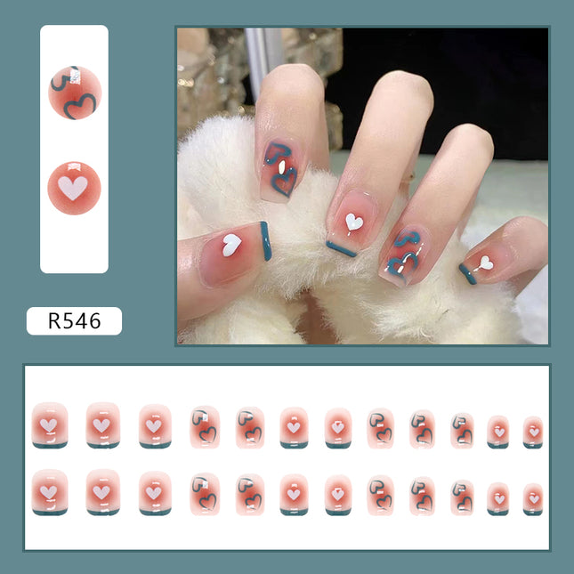 Elegant Minimalist Press-On Nail Set (24pcs) (DESIGN 7091)