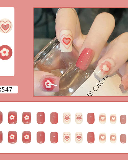 Elegant Minimalist Press-On Nail Set (24pcs) (DESIGN 7092)
