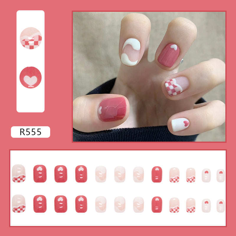 Elegant Minimalist Press-On Nail Set (24pcs) (DESIGN 7094)