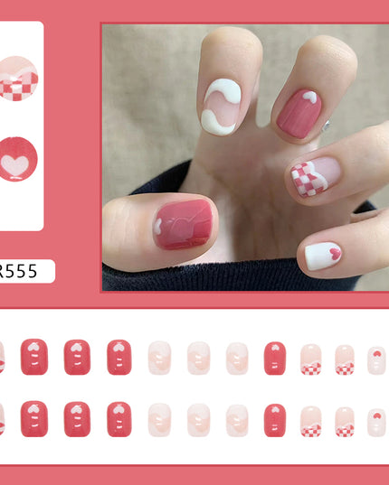 Elegant Minimalist Press-On Nail Set (24pcs) (DESIGN 7094)