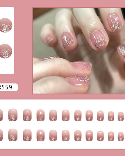 Elegant Minimalist Press-On Nail Set (24pcs) (DESIGN 7097)