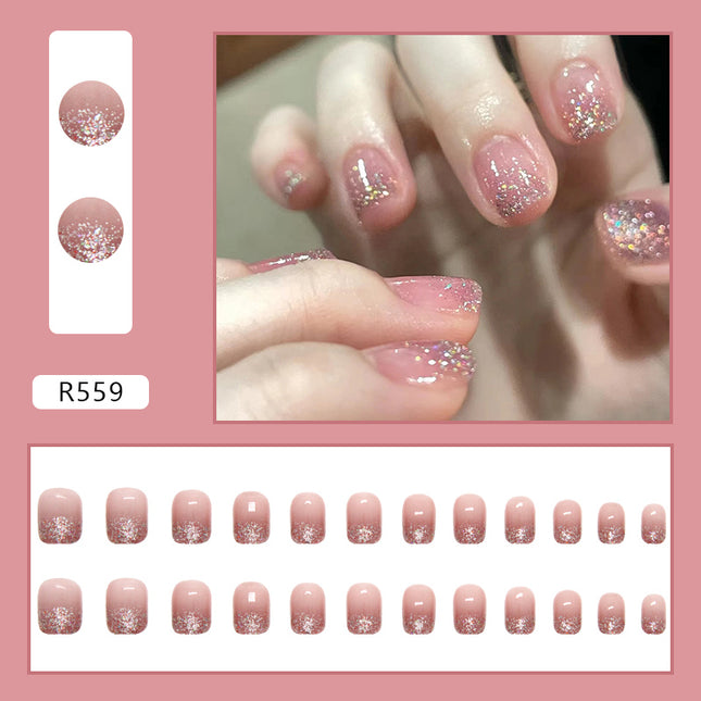 Elegant Minimalist Press-On Nail Set (24pcs) (DESIGN 7097)