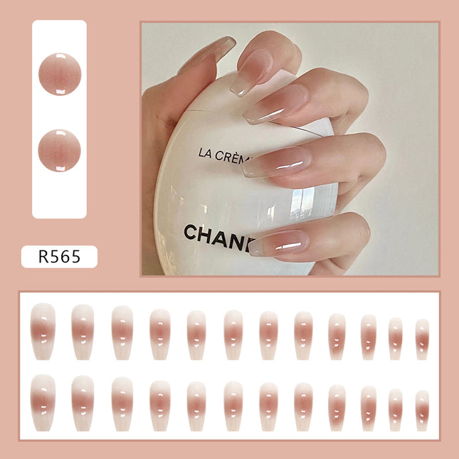 Elegant Minimalist Press-On Nail Set (24pcs) (DESIGN 7099)