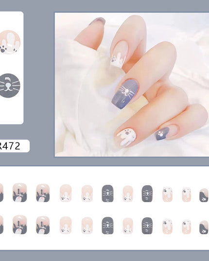 Elegant Minimalist Press-On Nail Set (24pcs) (DESIGN 7319)