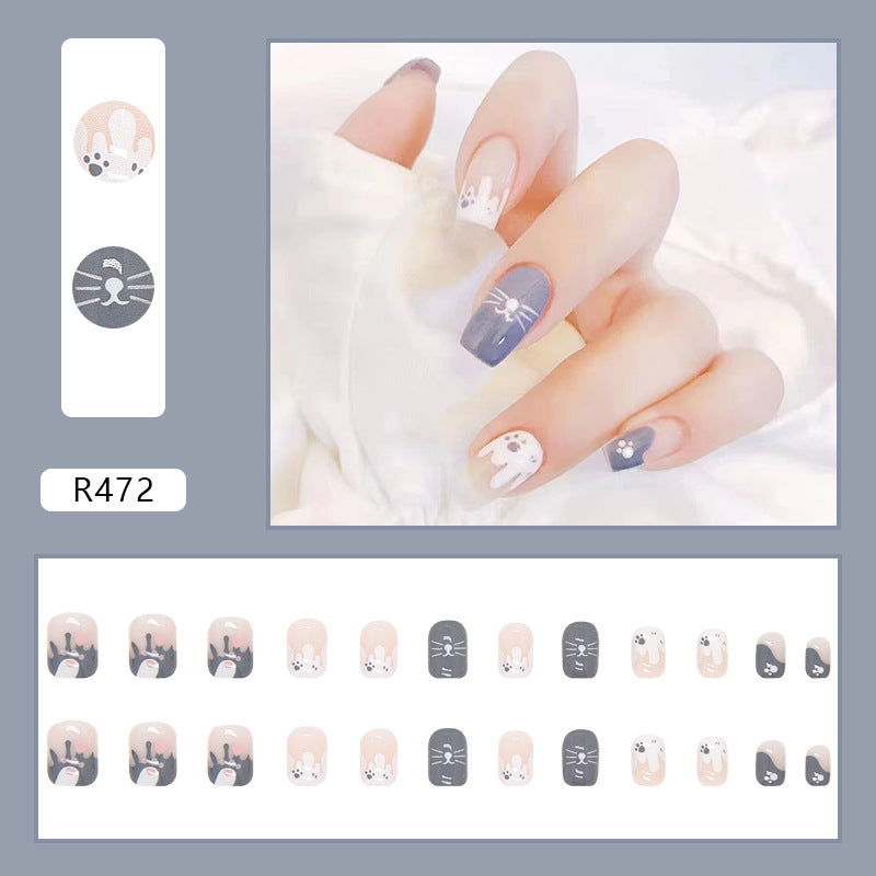 Elegant Minimalist Press-On Nail Set (24pcs) (DESIGN 7319)