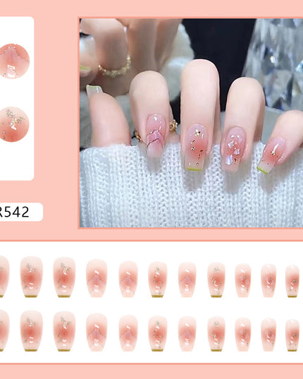 Elegant Minimalist Press-On Nail Set (24pcs) (DESIGN 7320)