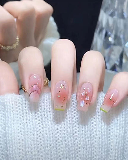 Elegant Minimalist Press-On Nail Set (24pcs) (DESIGN 7320)