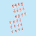 Elegant Minimalist Press-On Nail Set (24pcs) (DESIGN 7320)