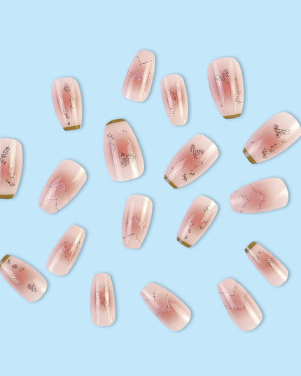 Elegant Minimalist Press-On Nail Set (24pcs) (DESIGN 7320)