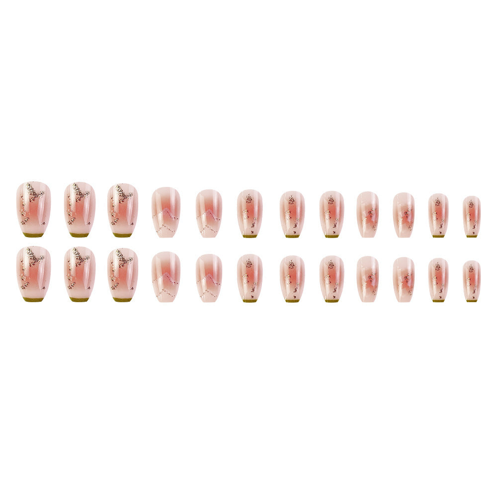 Elegant Minimalist Press-On Nail Set (24pcs) (DESIGN 7320)