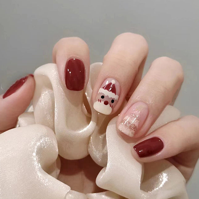 Elegant Minimalist Press-On Nail Set (24pcs) (DESIGN 7321)