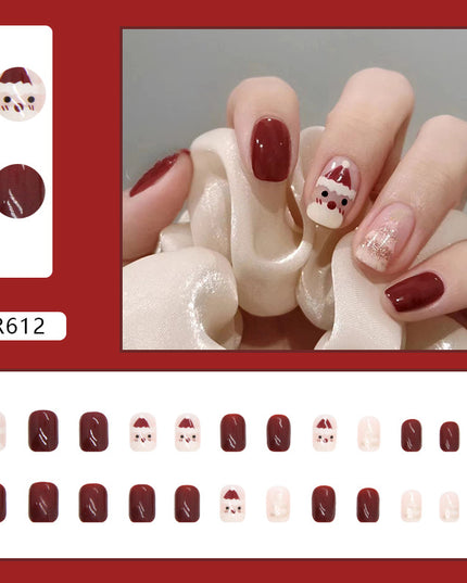 Elegant Minimalist Press-On Nail Set (24pcs) (DESIGN 7321)