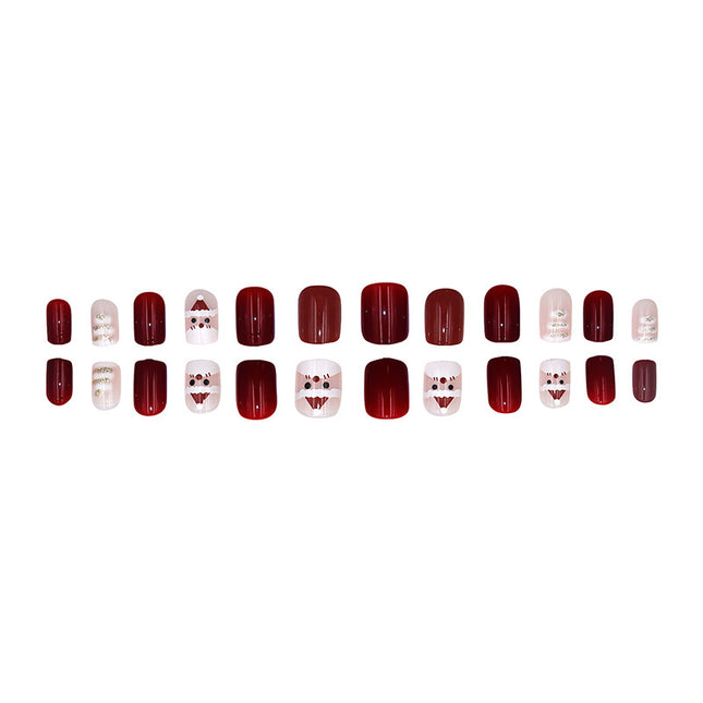 Elegant Minimalist Press-On Nail Set (24pcs) (DESIGN 7321)