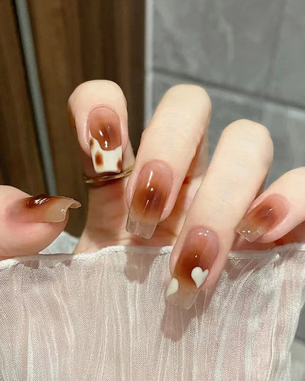 Elegant Minimalist Press-On Nail Set (24pcs) (DESIGN 7322)