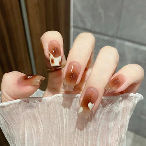 Elegant Minimalist Press-On Nail Set (24pcs) (DESIGN 7322)