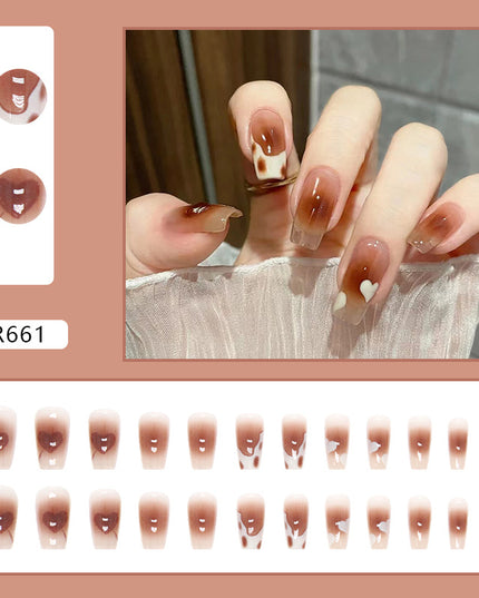 Elegant Minimalist Press-On Nail Set (24pcs) (DESIGN 7322)