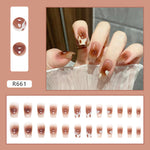 Elegant Minimalist Press-On Nail Set (24pcs) (DESIGN 7322)