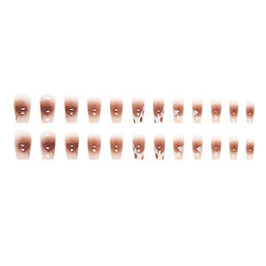 Elegant Minimalist Press-On Nail Set (24pcs) (DESIGN 7322)