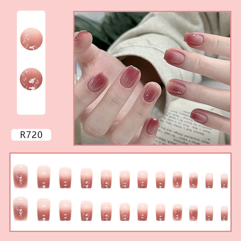 Elegant Minimalist Press-On Nail Set (24pcs) (DESIGN 7323)