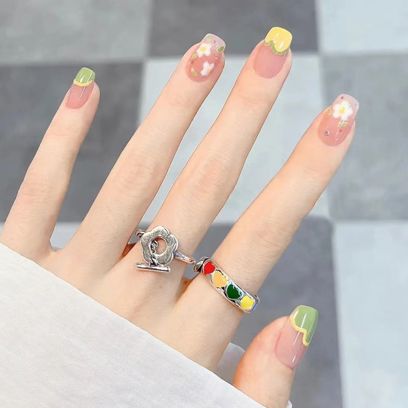 Elegant Minimalist Press-On Nail Set (24pcs) (DESIGN 7324)